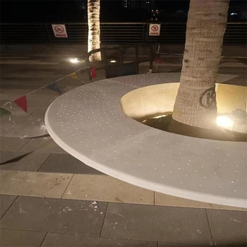 清水混凝土坐凳GRC透光混凝土坐凳盐城GRC树池坐凳厂家报价