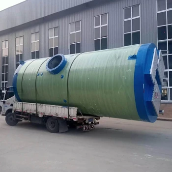 双鸭山玻璃钢地埋式泵站厂家,多功能智能玻璃钢泵站远程遥控