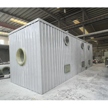 贵州玻璃钢生物除臭箱玻璃钢生物滤池图片