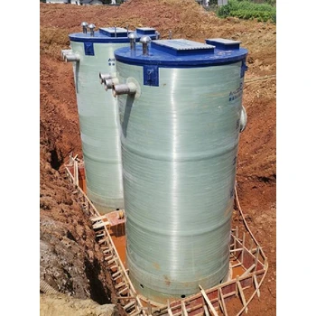 双鸭山玻璃钢地埋式泵站厂家,多功能智能玻璃钢泵站远程遥控