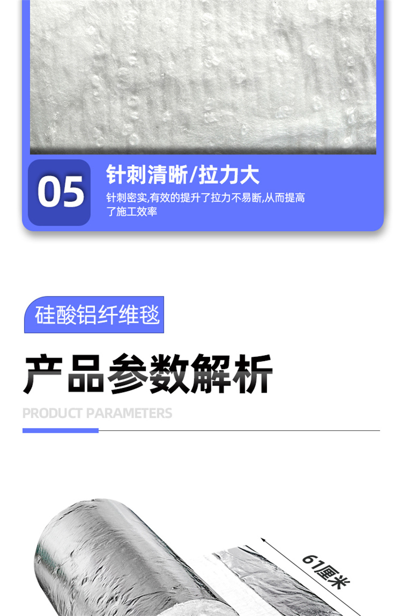 耐高溫硅酸鋁氈