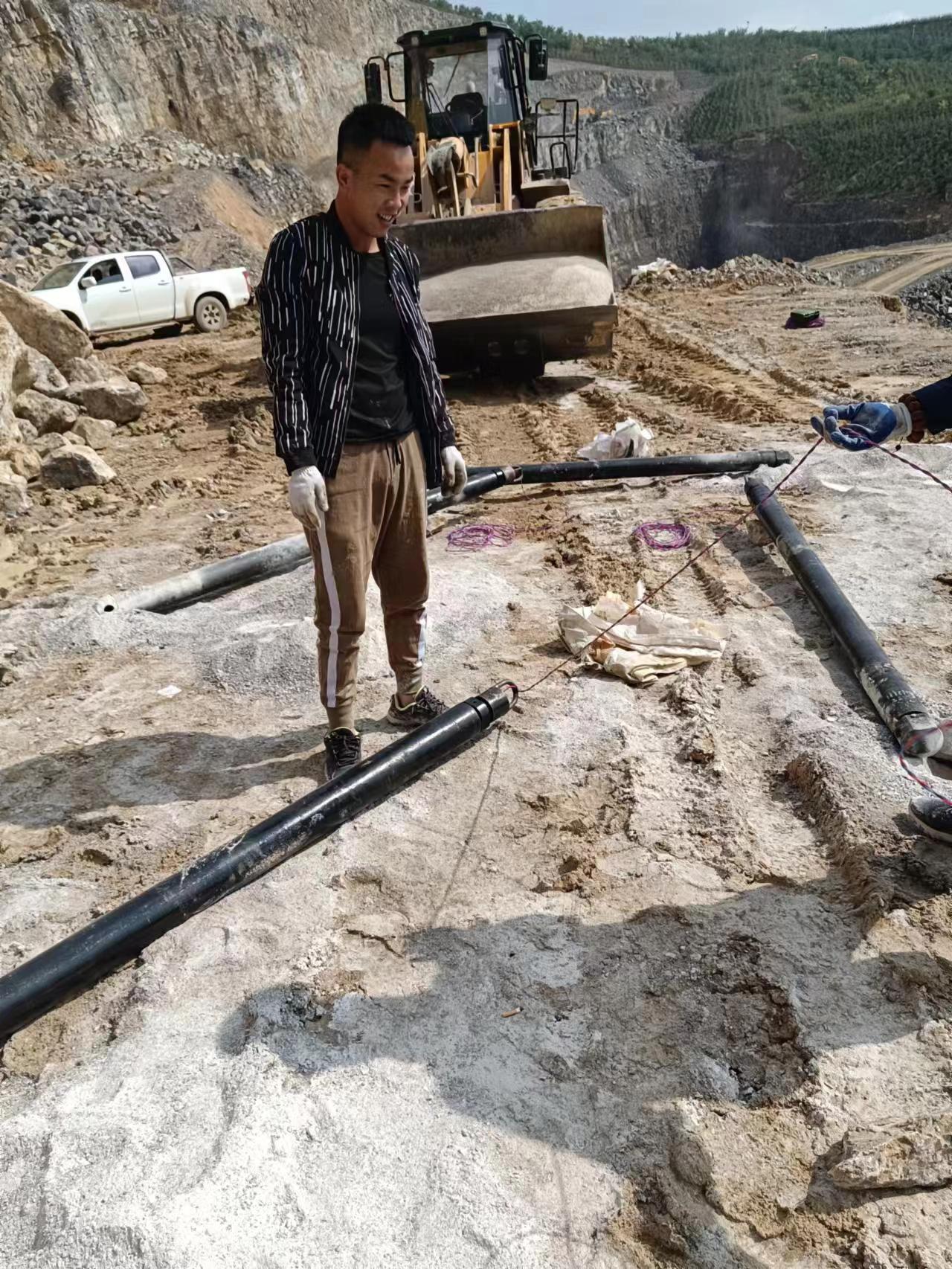 廣西玉林山體平整氣體爆破一次性爆破管