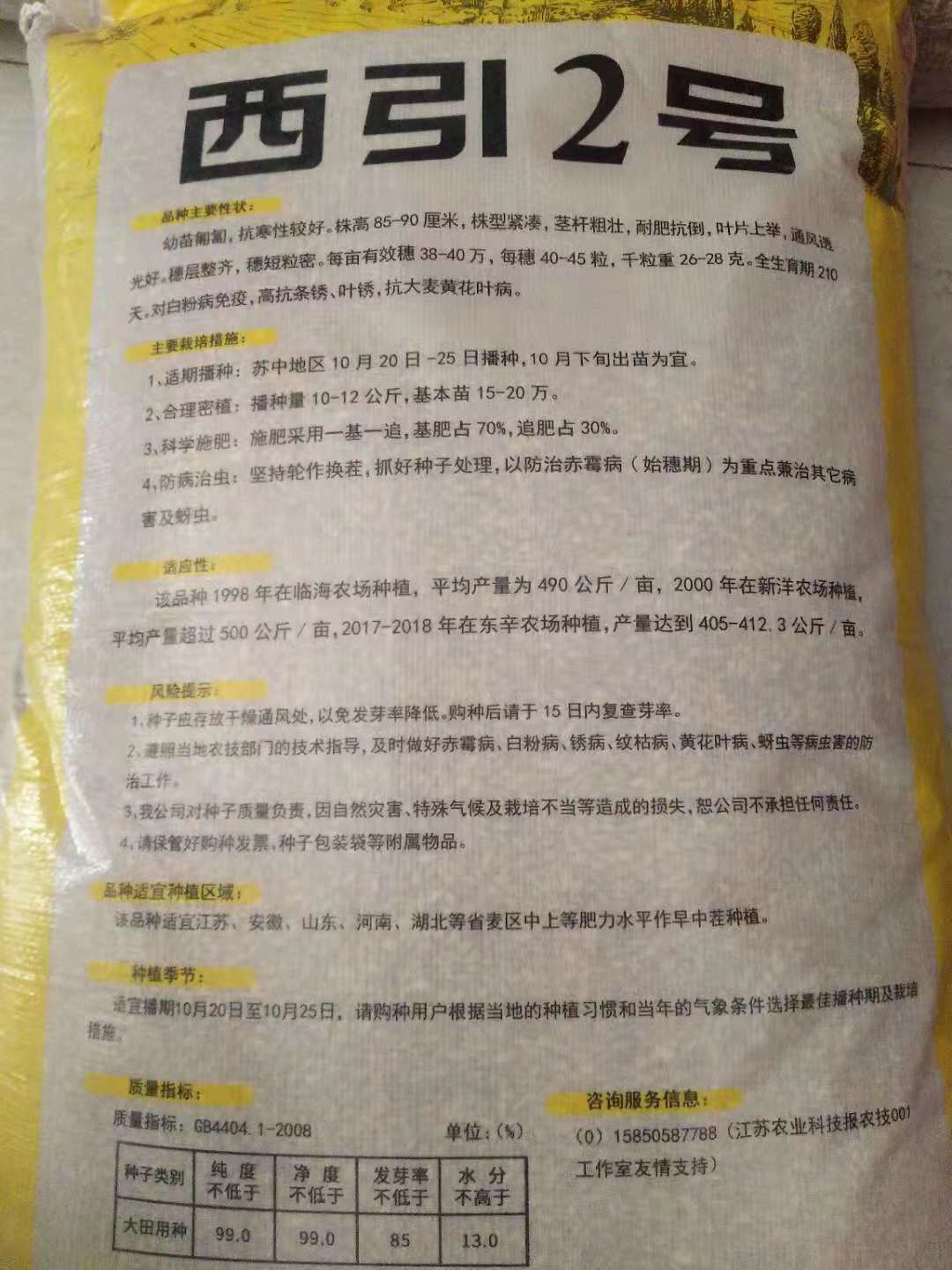 秋種大田審定種子大麥發(fā)芽率很高我了解
