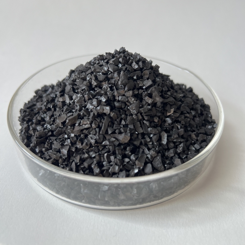 鐵門關(guān)多微孔椰殼活性炭2-4mm原生炭顆粒均勻