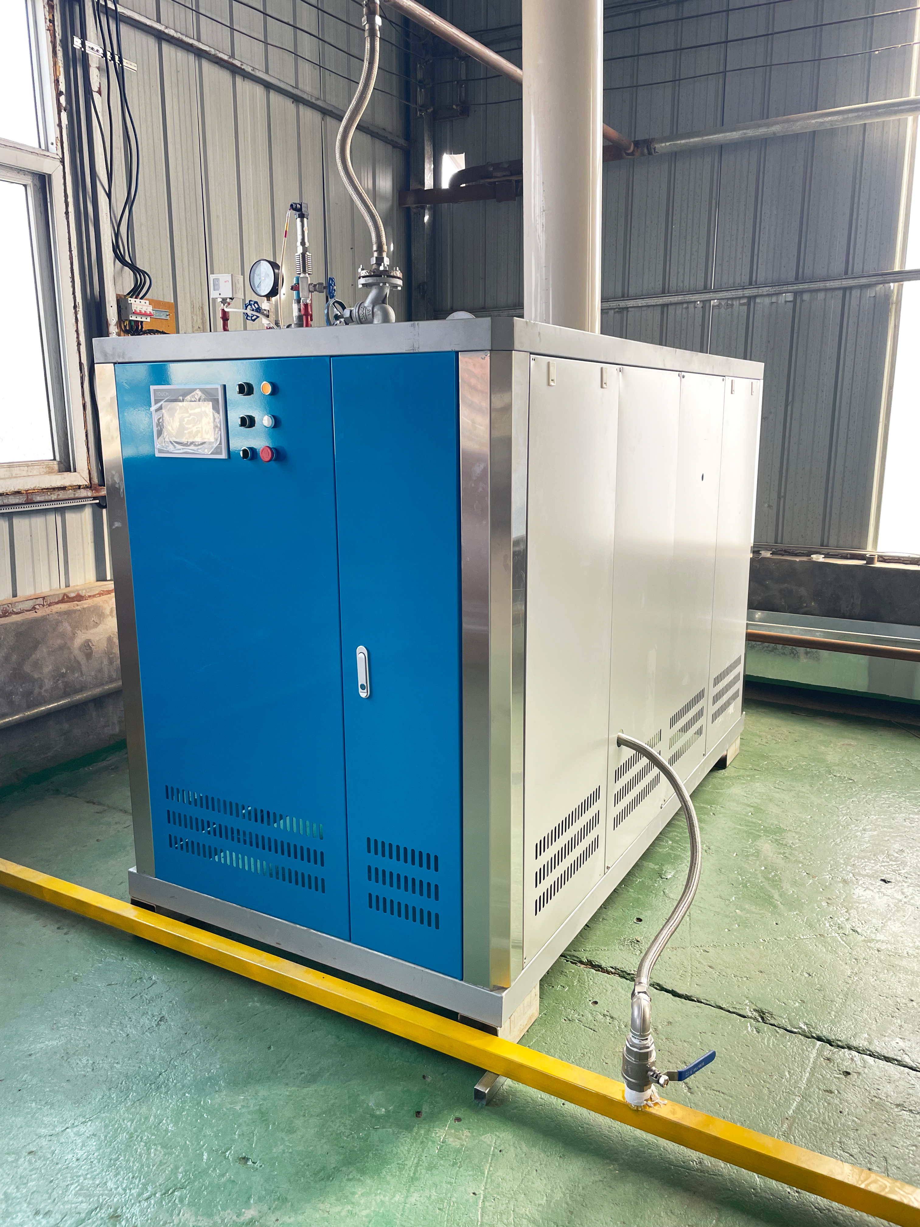 燃氣冷凝直流蒸汽鍋爐型號：兩噸燃氣冷凝直流蒸汽鍋爐/廠家可為提供蒸汽方案