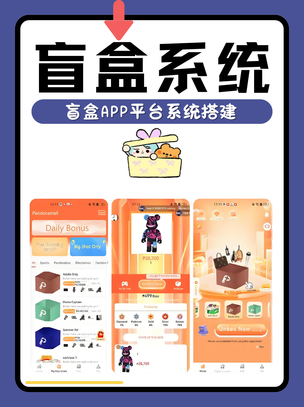 盲盒APP一站式開發(fā)系統(tǒng)部署費用多少