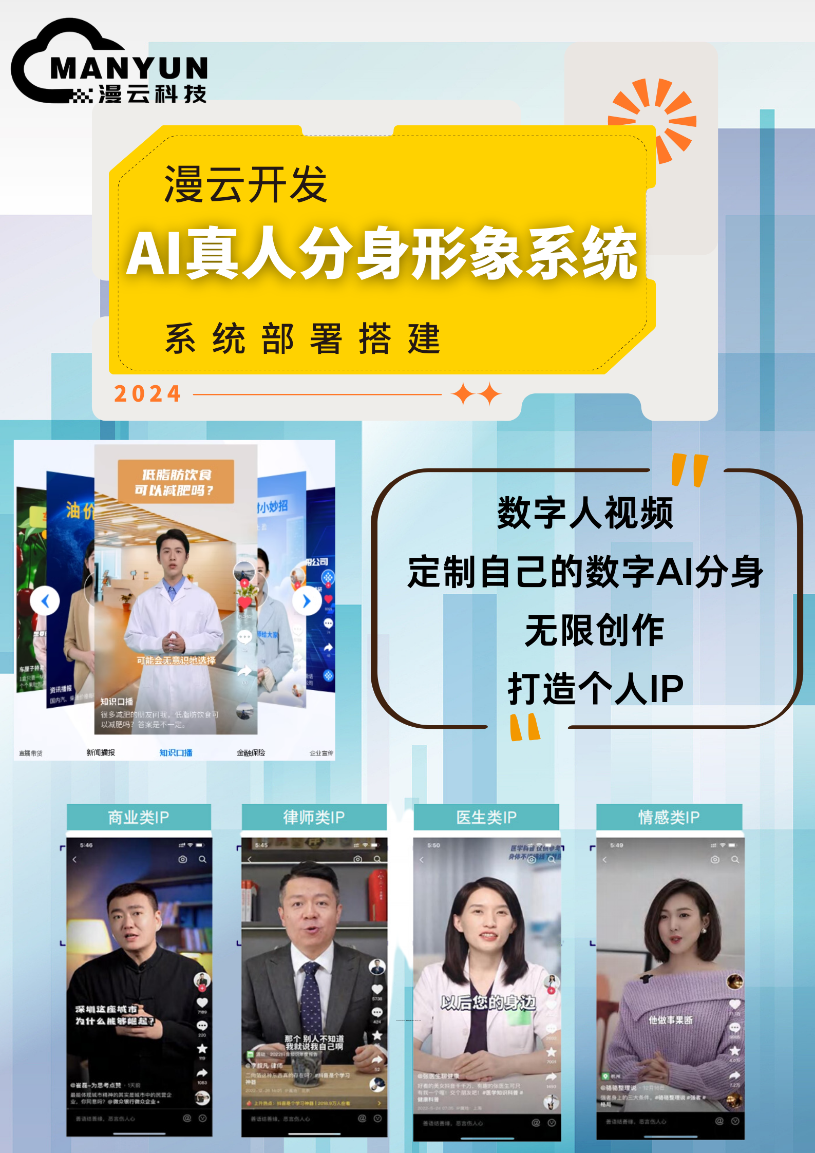AI數(shù)字形象系統(tǒng)成熟案例百人團隊費用多少