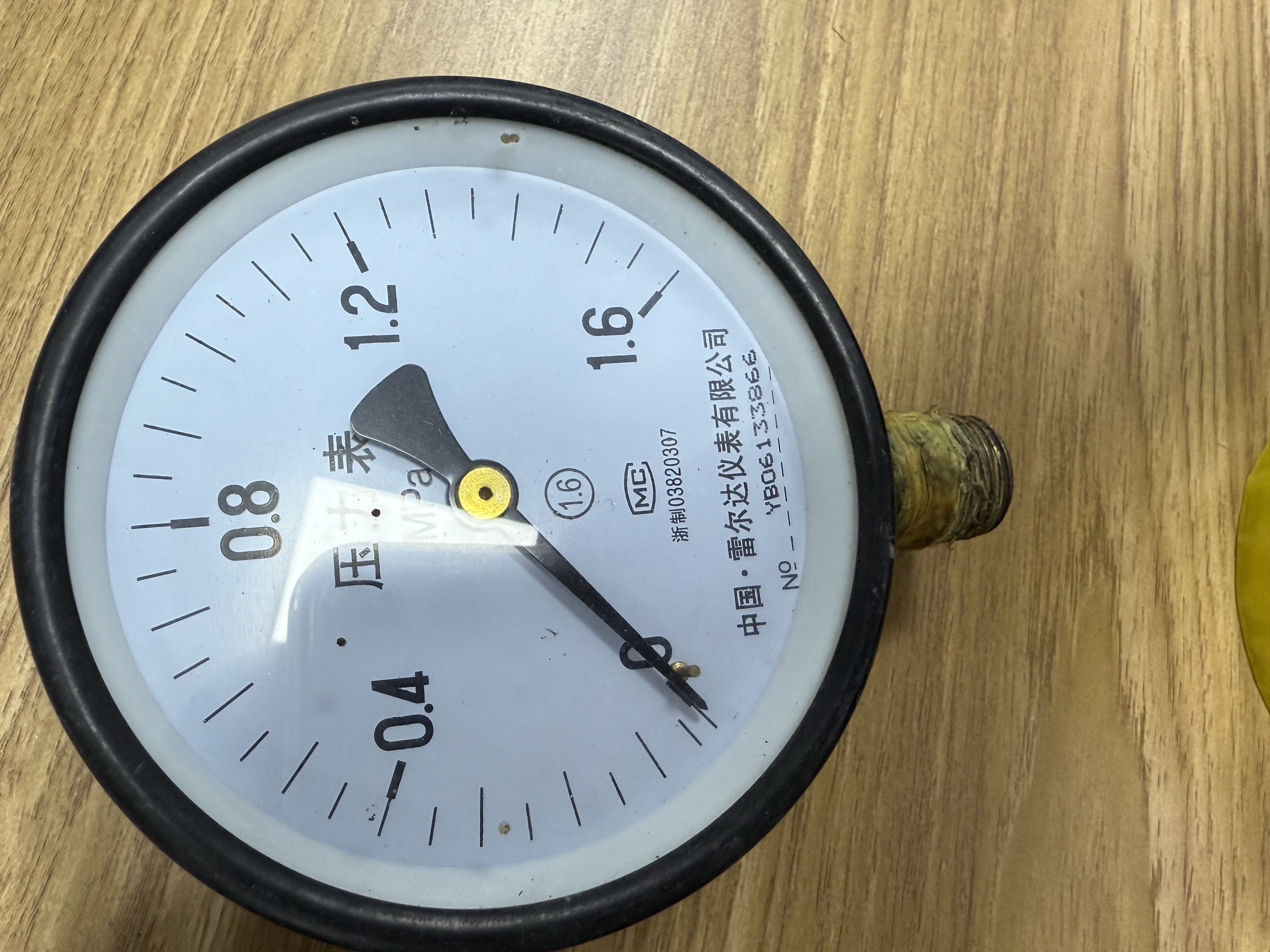 思明區油田壓力表，氣體感應校準