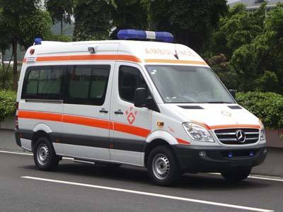深圳潤(rùn)興病人轉(zhuǎn)送救護(hù)車病人到外地公司