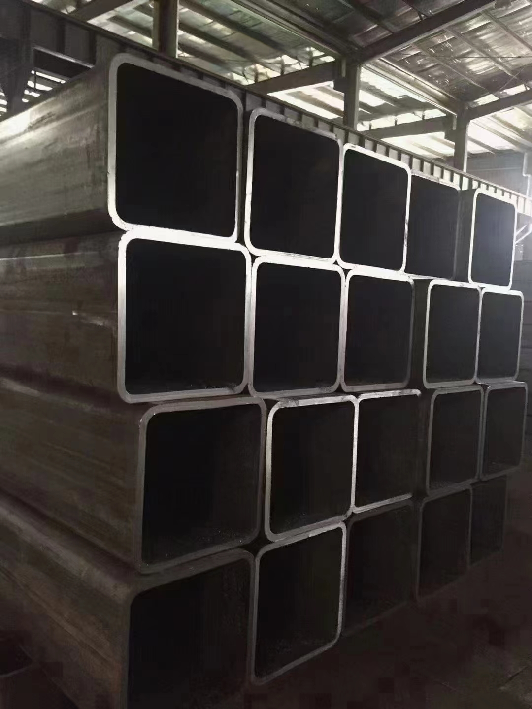 滁州熱軋無縫方管 兆鐸 120*120*6.5方管噴漆