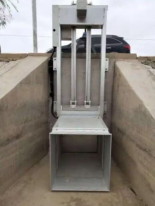 西寧水渠太陽能閘門