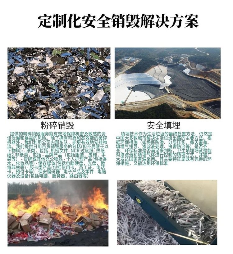 東莞南城庫存產品銷毀焚燒報廢電子產品銷毀