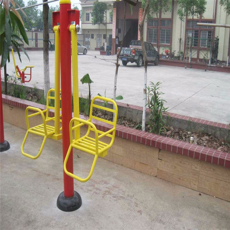 廊坊 室外健身器材 塑木全包健身器材鋼管噴塑