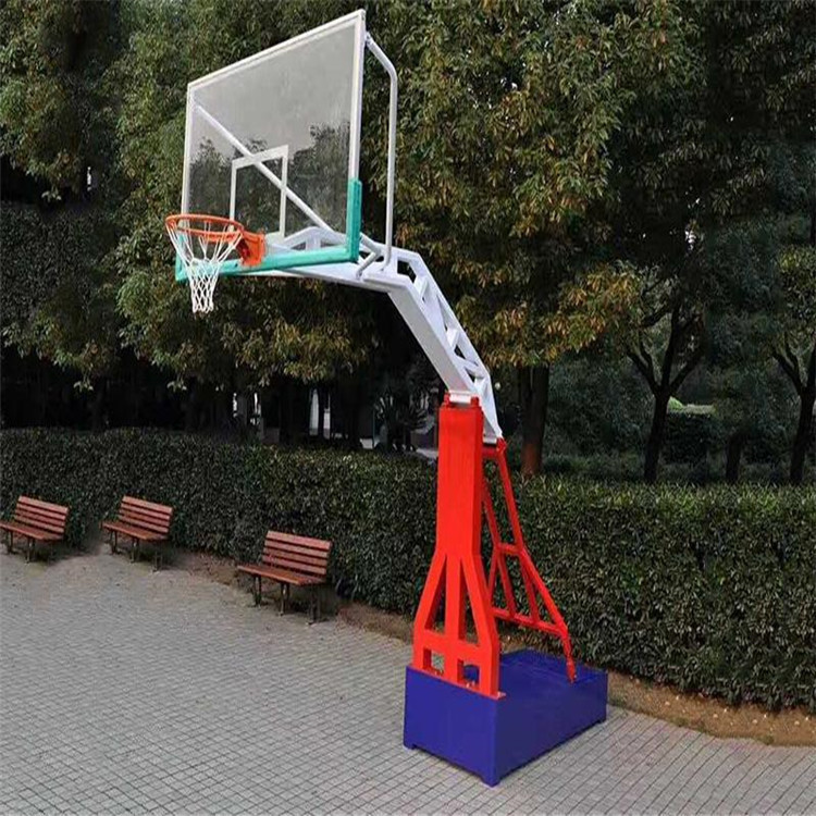 濮陽 學校籃球架 比賽籃球架 手動液壓籃球架