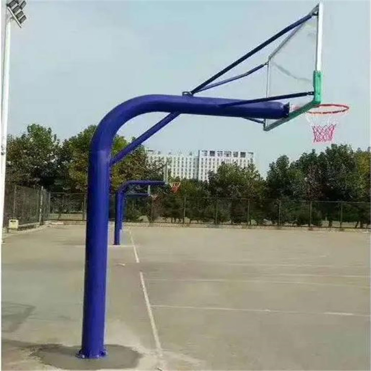 單臂籃球架可伸縮球架 升降 箱式配重