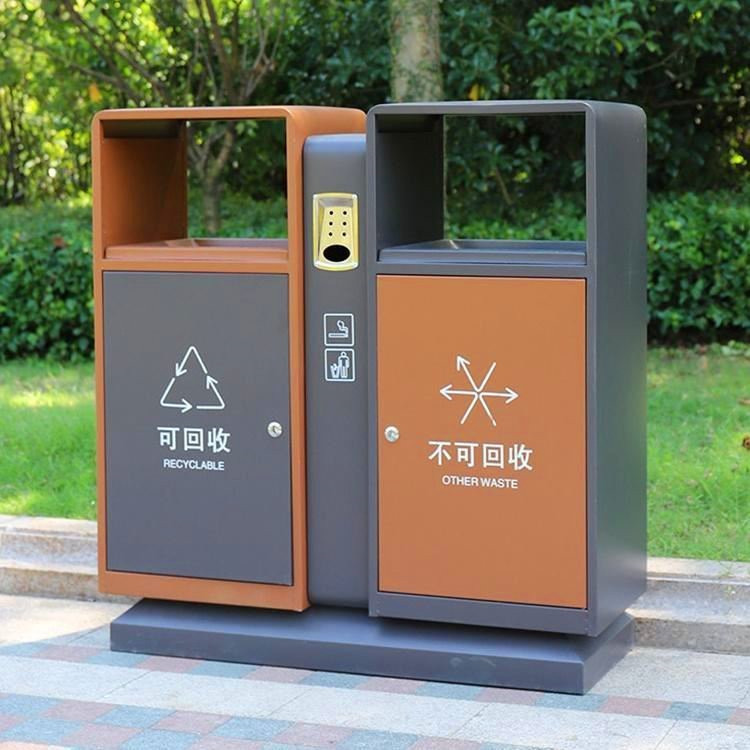 濮陽 小區(qū)室外垃圾桶 智能垃圾分類箱 加工定制
