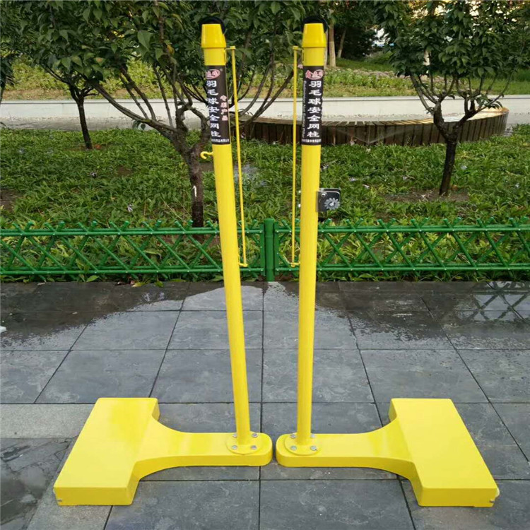 亳州 鑄鐵底座羽毛球柱 直埋式排球柱 比賽用排球柱