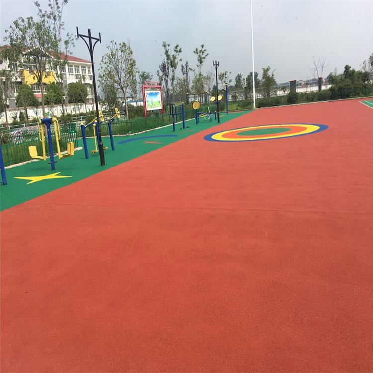 撫州 13厚透氣型塑膠跑道 混合型塑膠跑道 EPDM防滑步道
