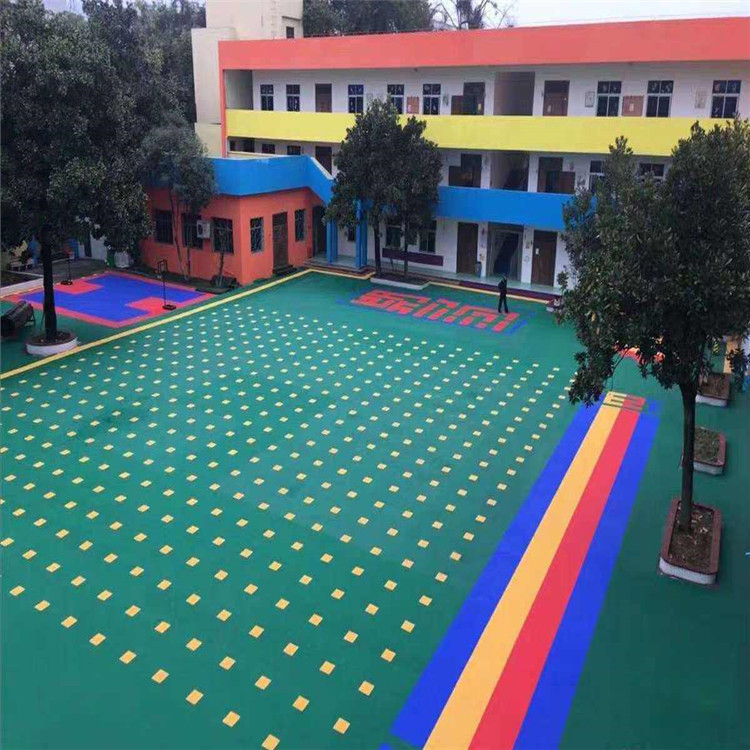 霍邱 室外懸浮地墊 幼兒園懸浮拼裝地板 校園拼裝地板