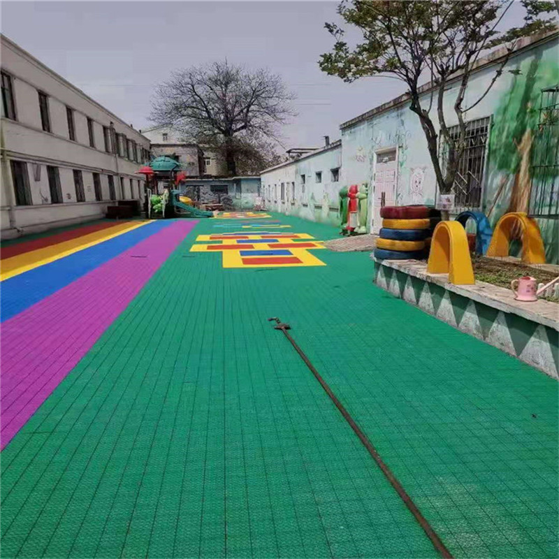 雙橋 懸浮地板籃球場 軟塑懸浮地板 