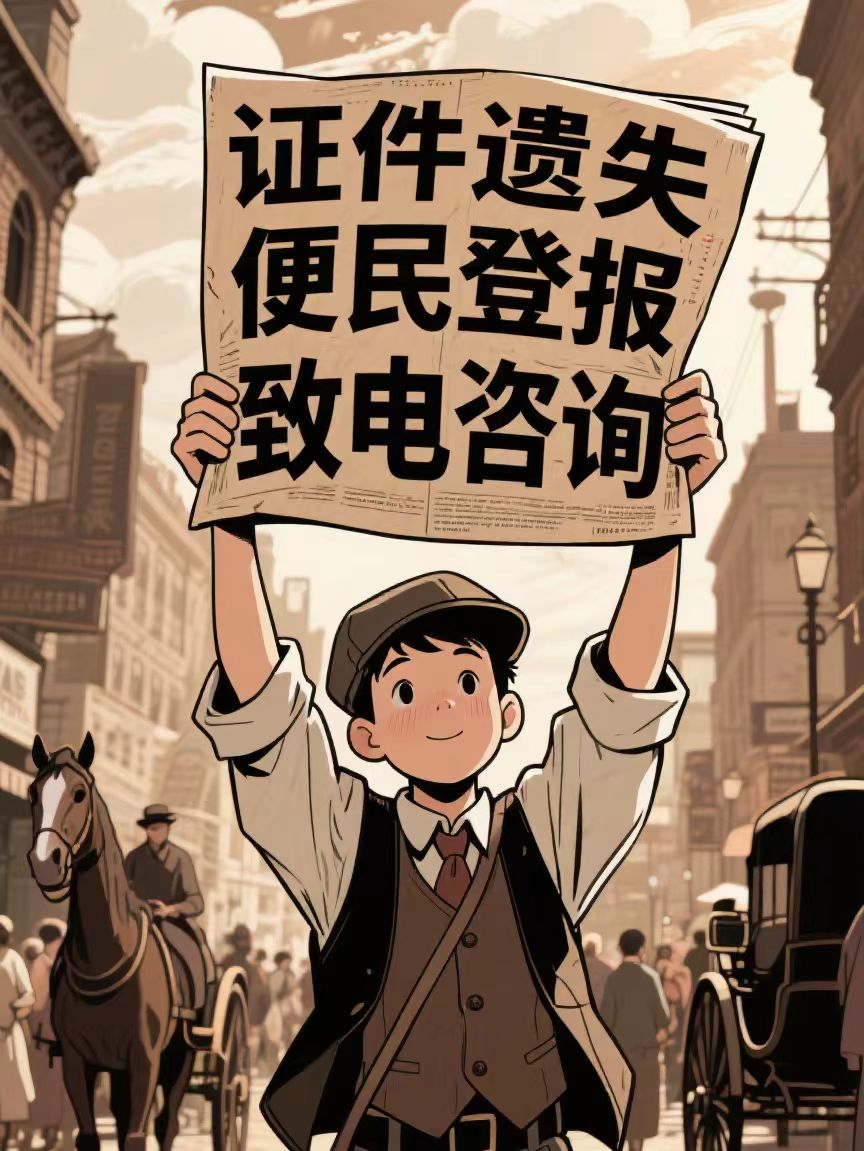 廣州越秀區(qū)報社登報掛失聲明咨詢多少