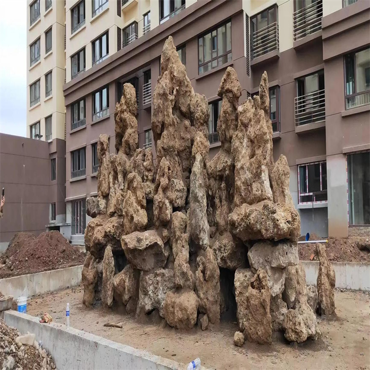 陜西寶雞上水石假山 庭院別墅魚池假山