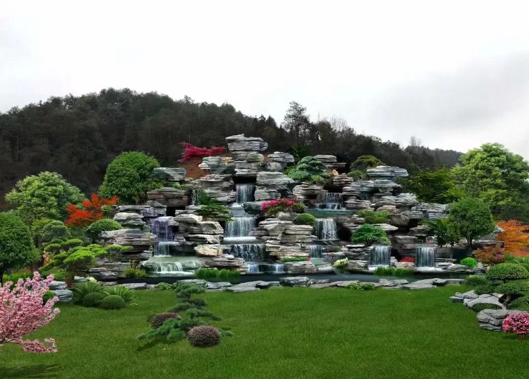 山東德州上水石假山 大型園林假山制作