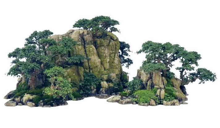 河南南陽(yáng)水泥假山公司 小區(qū)假山造景