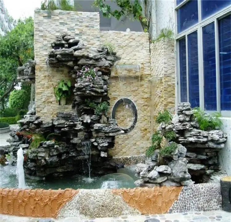 天津河東太湖石假山制作 公園假山造景