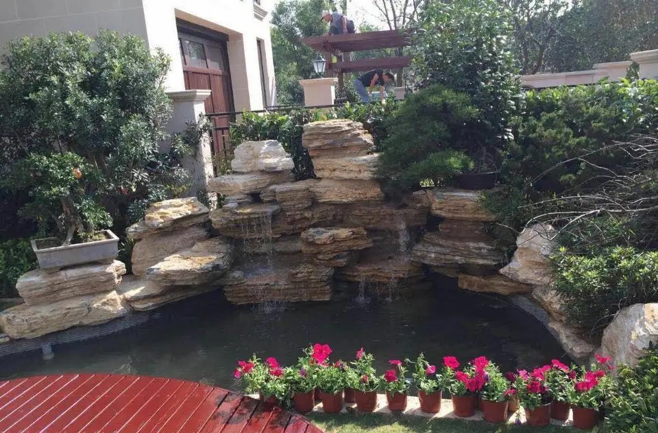 天津靜海太湖石假山制作 大型園林假山制作