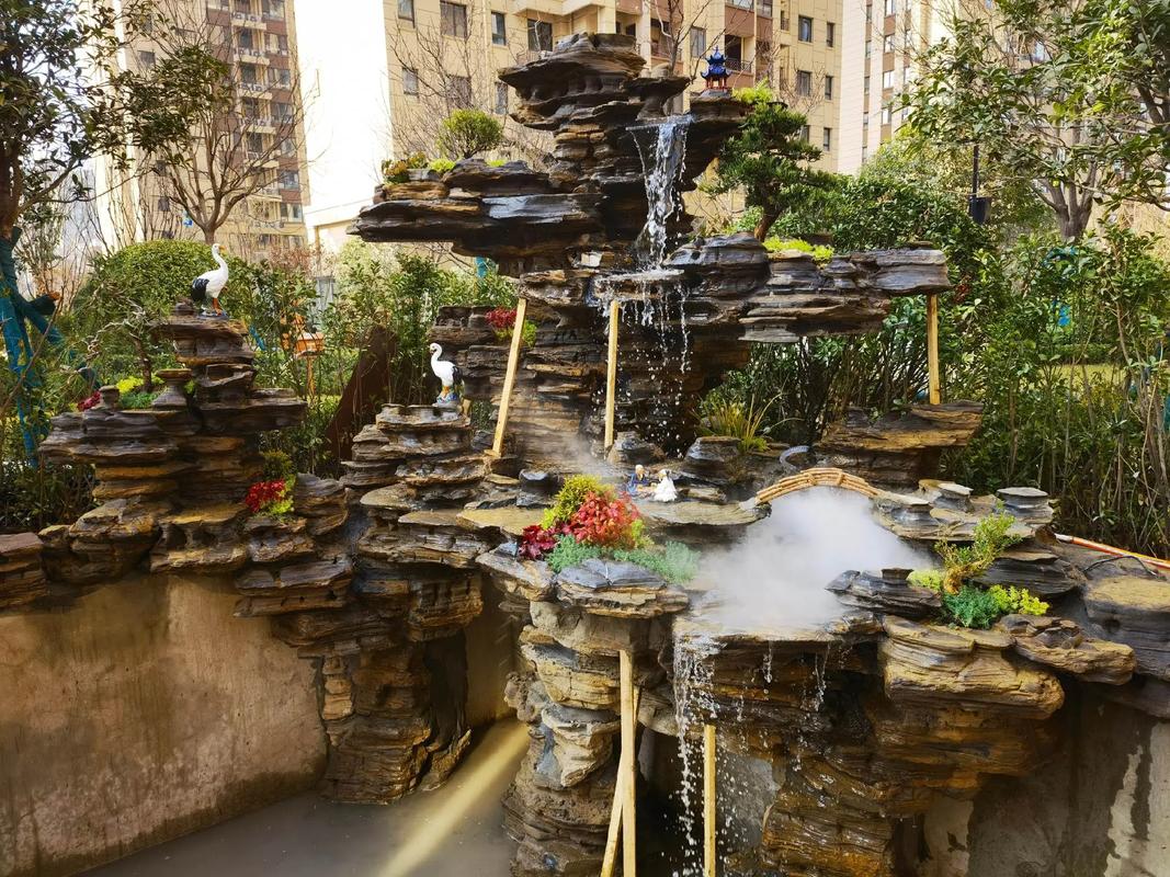吉林白城太湖石假山制作 大型園林假山制作
