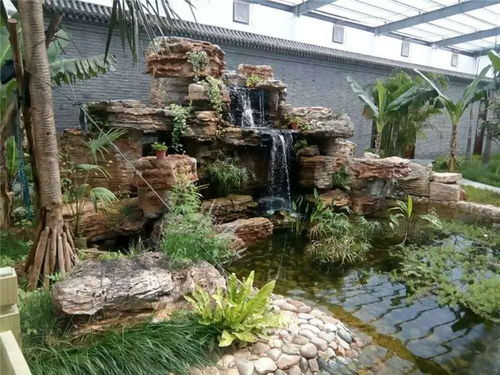 黑龍江七臺河塑石假山施工 庭院別墅魚池假山