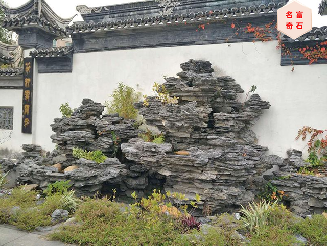 河北承德太湖石假山制作 公園假山造景