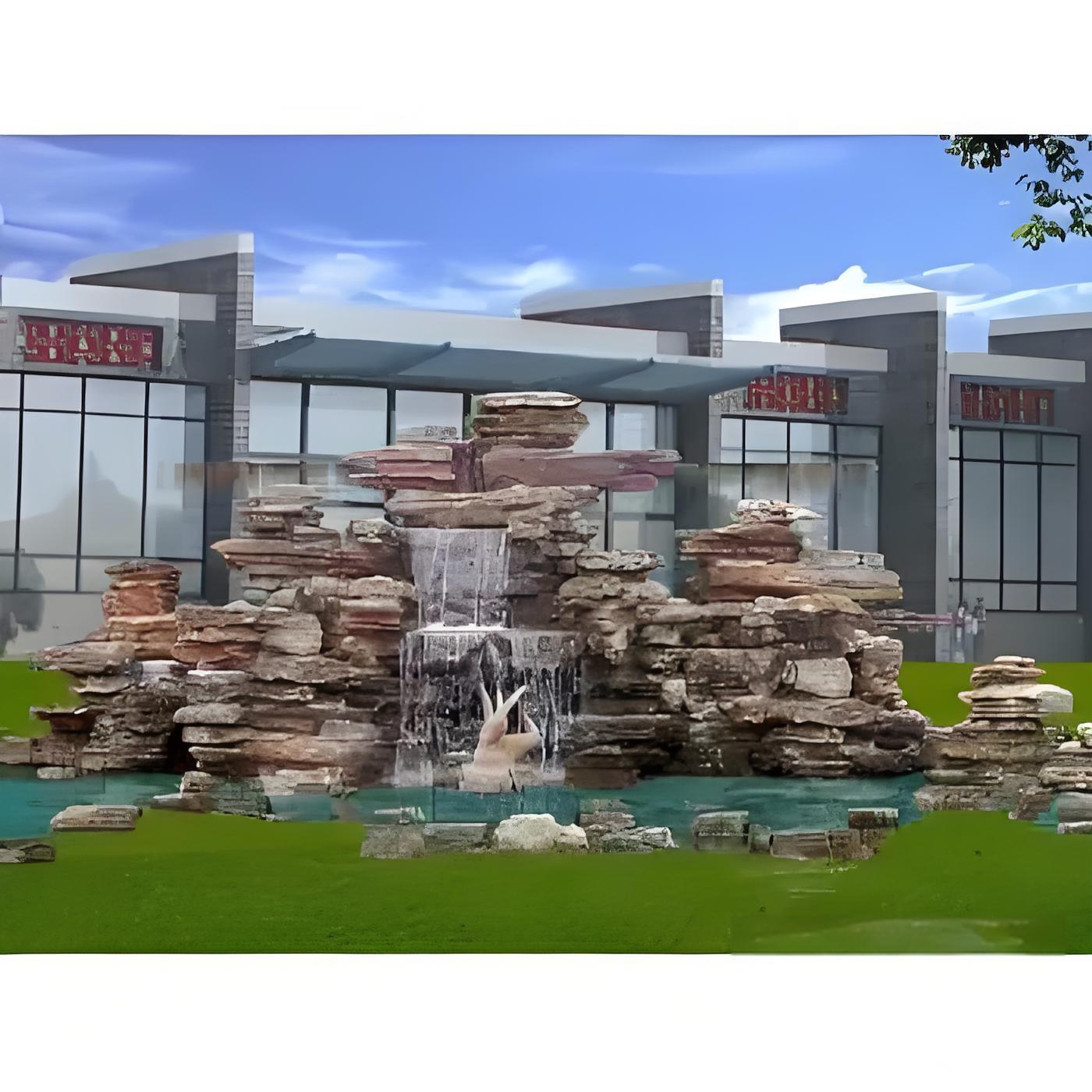 北京宣武塑石假山制作 自然真石假山