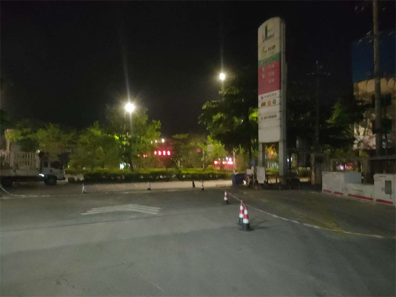 廣西賀州消防車道地面線