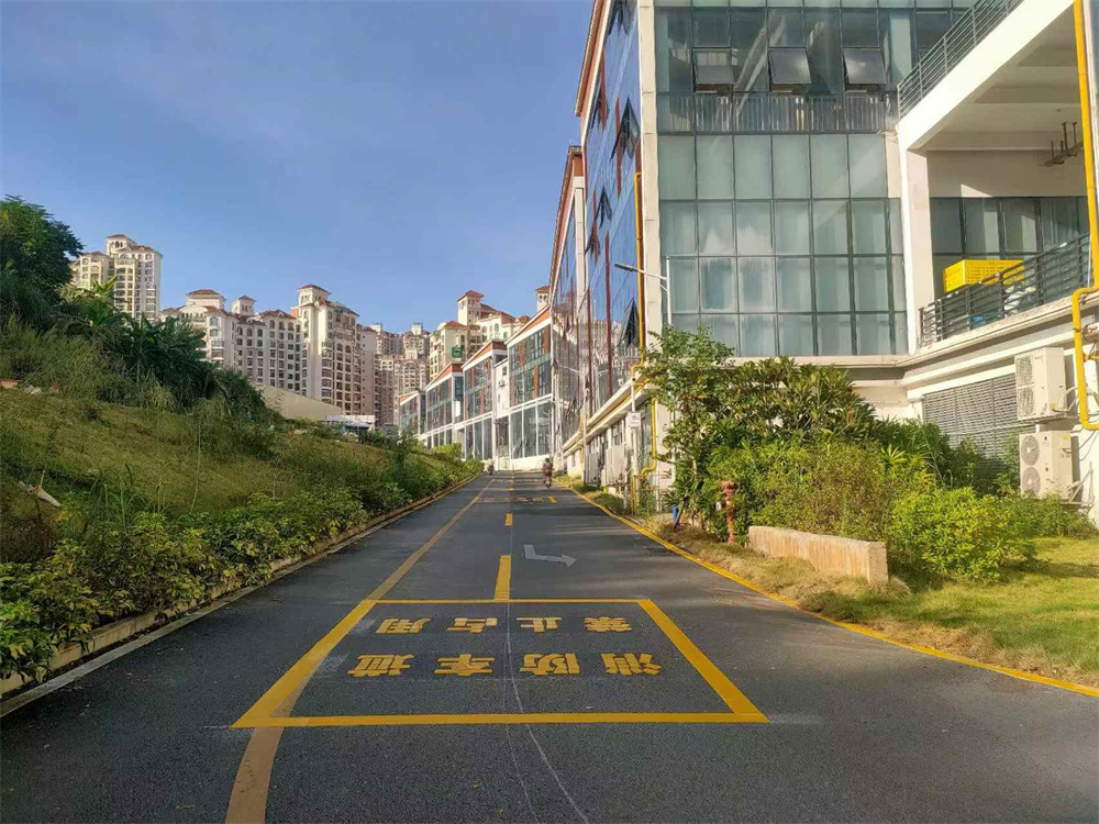 廣西防城港消防車道禁止占用劃線