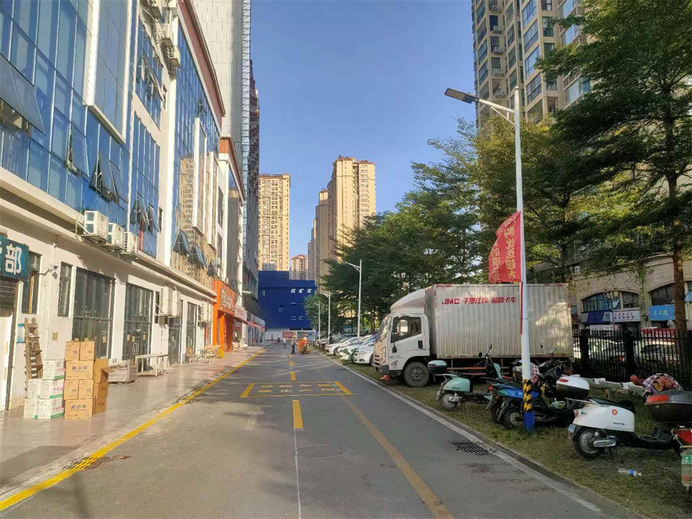 廣西賀州消防車道地面線