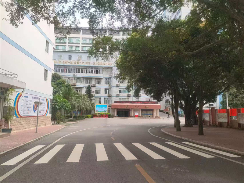 钦州钦南区消防车道地面划线