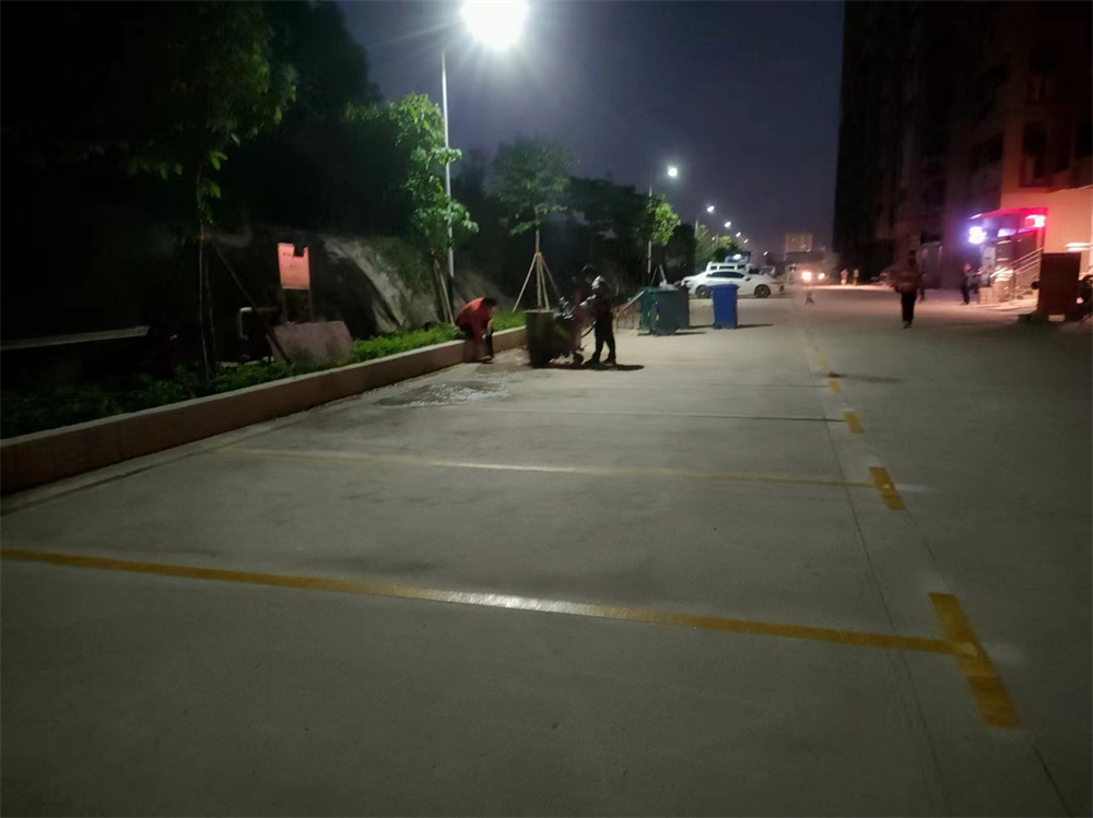 南寧賓陽校園熱熔標志線