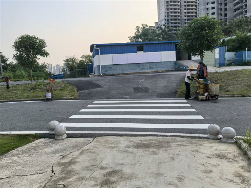 崇左天等市政路熱熔標(biāo)線