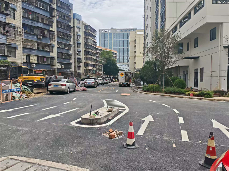 北海銀海區(qū)廠區(qū)熱熔劃線